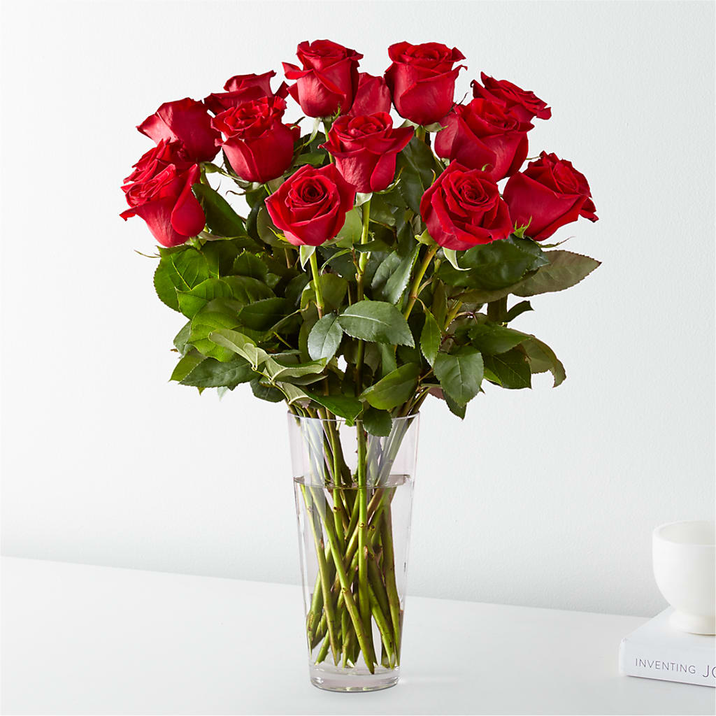Long Stem Red Rose Bouquet – For Get Me Not Florist, Williamston NC