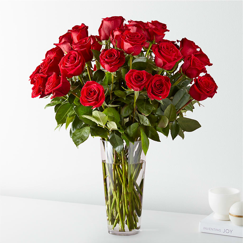 Long Stem Red Rose Bouquet – For Get Me Not Florist, Williamston NC