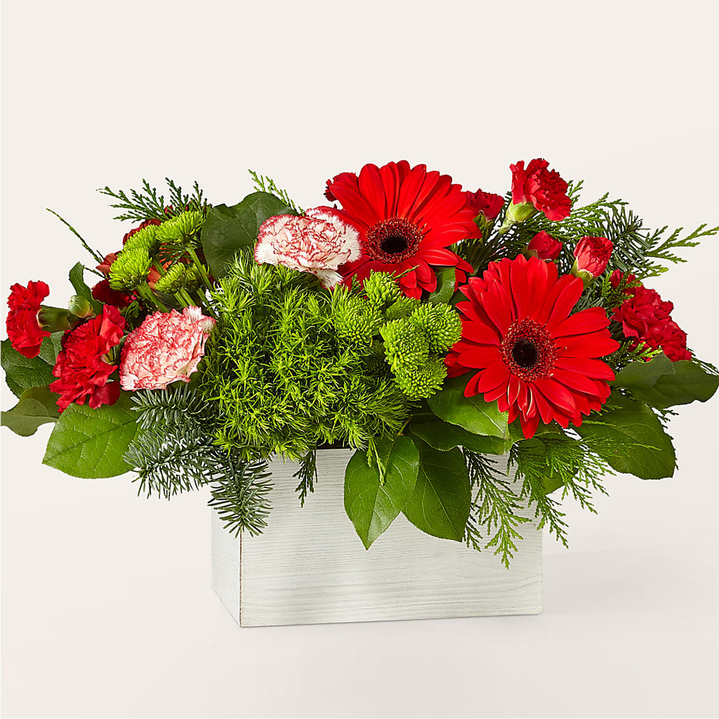 The Rudolph Bouquet – For Get Me Not Florist, Williamston NC