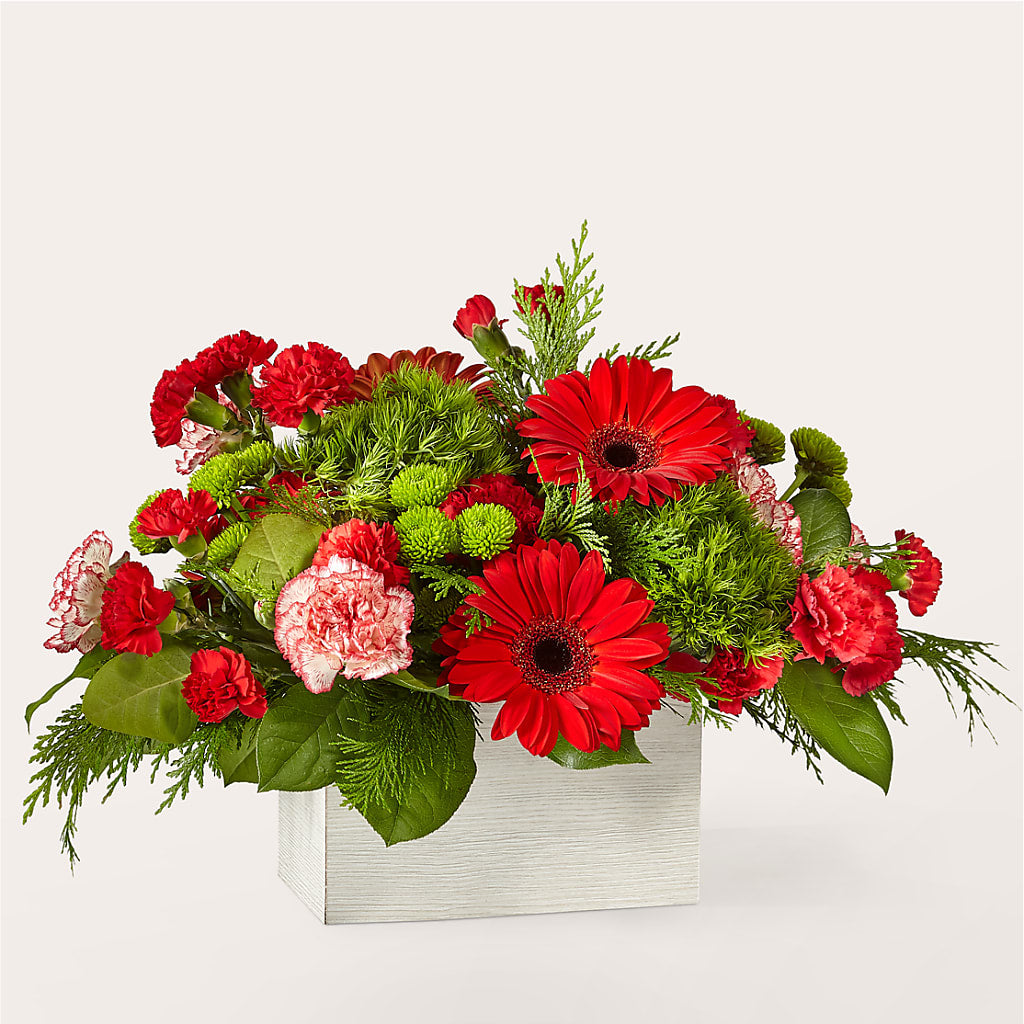 The Rudolph Bouquet – For Get Me Not Florist, Williamston NC
