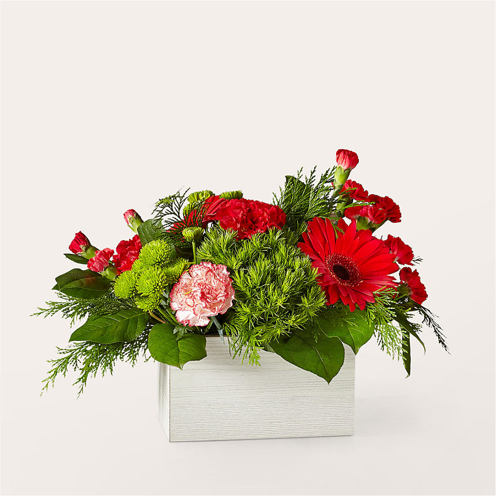 The Rudolph Bouquet – For Get Me Not Florist, Williamston NC