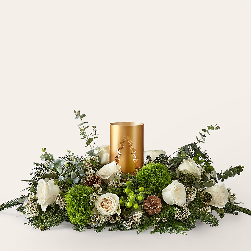 Chestnuts Roasting Centerpiece – For Get Me Not Florist, Williamston NC