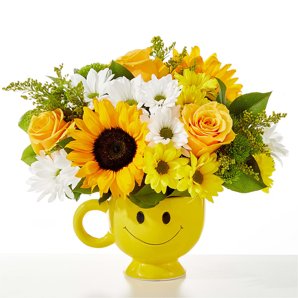 Be Happy Bouquet – For Get Me Not Florist, Williamston NC
