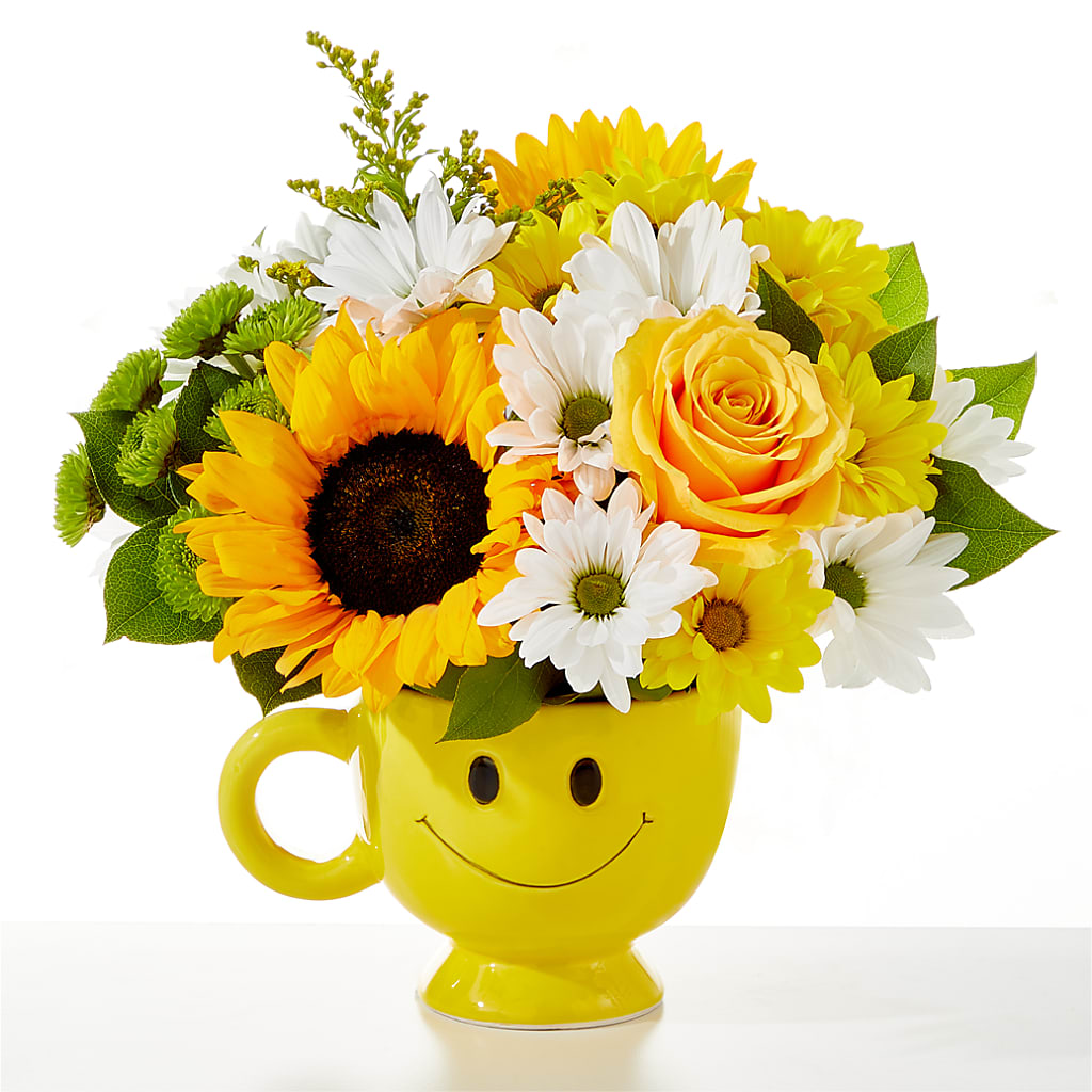 Be Happy Bouquet – For Get Me Not Florist, Williamston NC