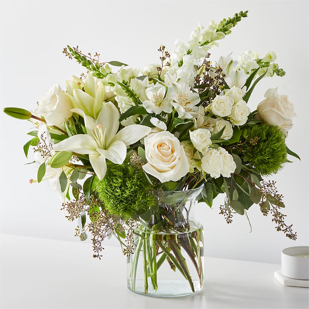 Fresh Linen Bouquet – For Get Me Not Florist, Williamston NC