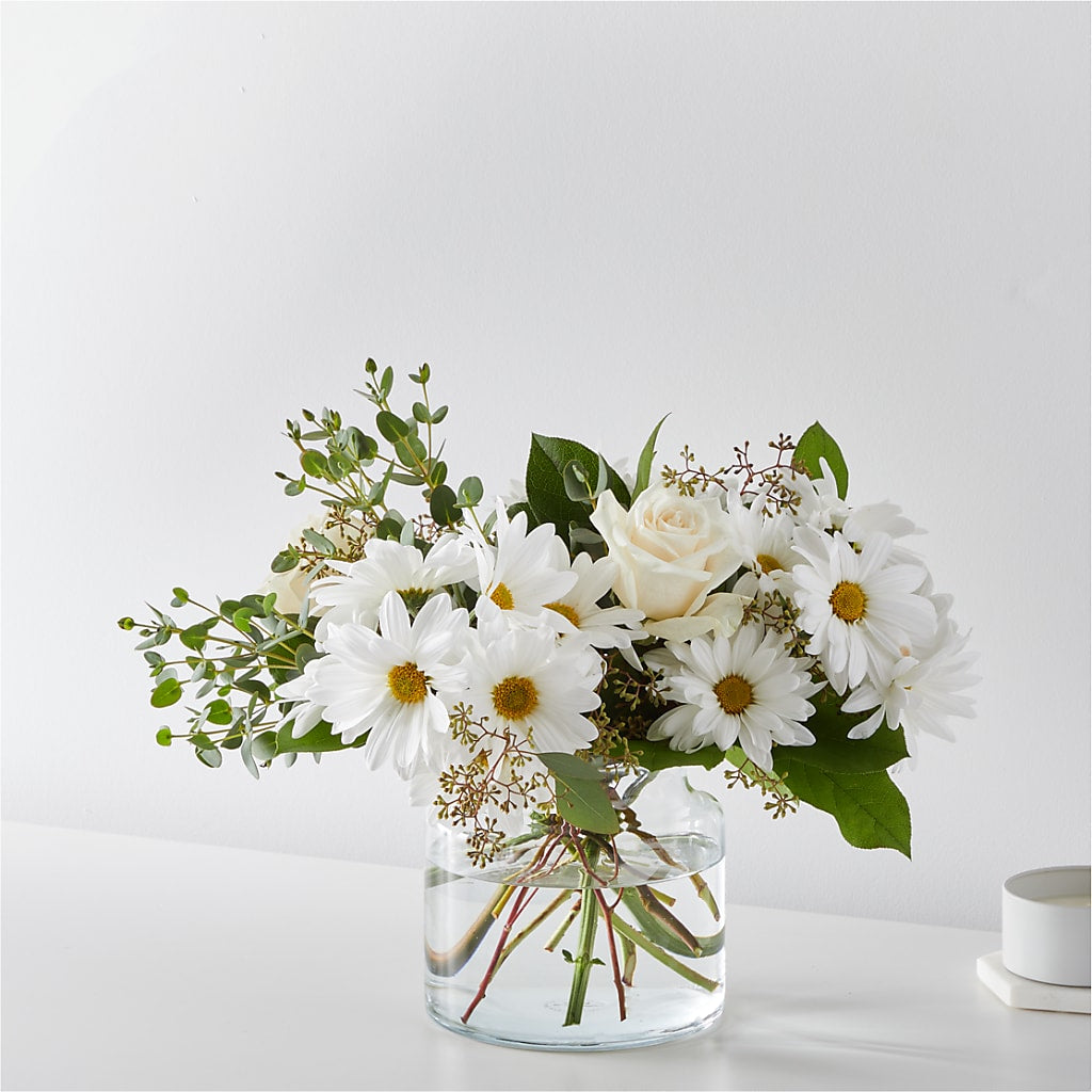 Fresh Linen Bouquet – For Get Me Not Florist, Williamston NC