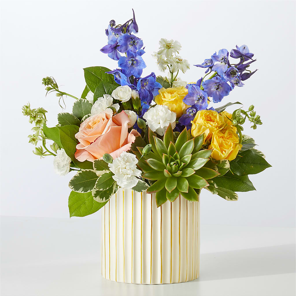 Cobalt Reverie Bouquet – For Get Me Not Florist, Williamston NC