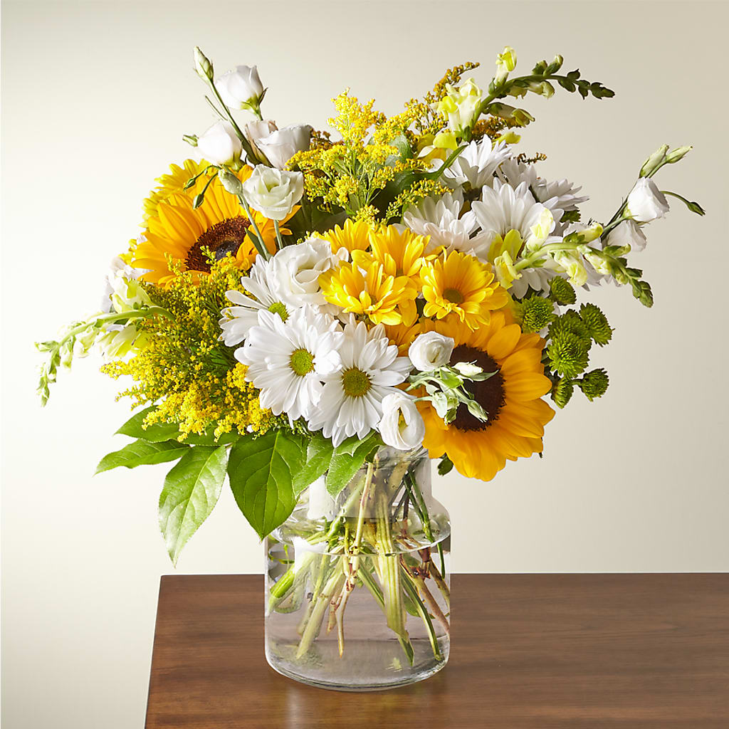 Hello Sunshine Bouquet – For Get Me Not Florist, Williamston NC