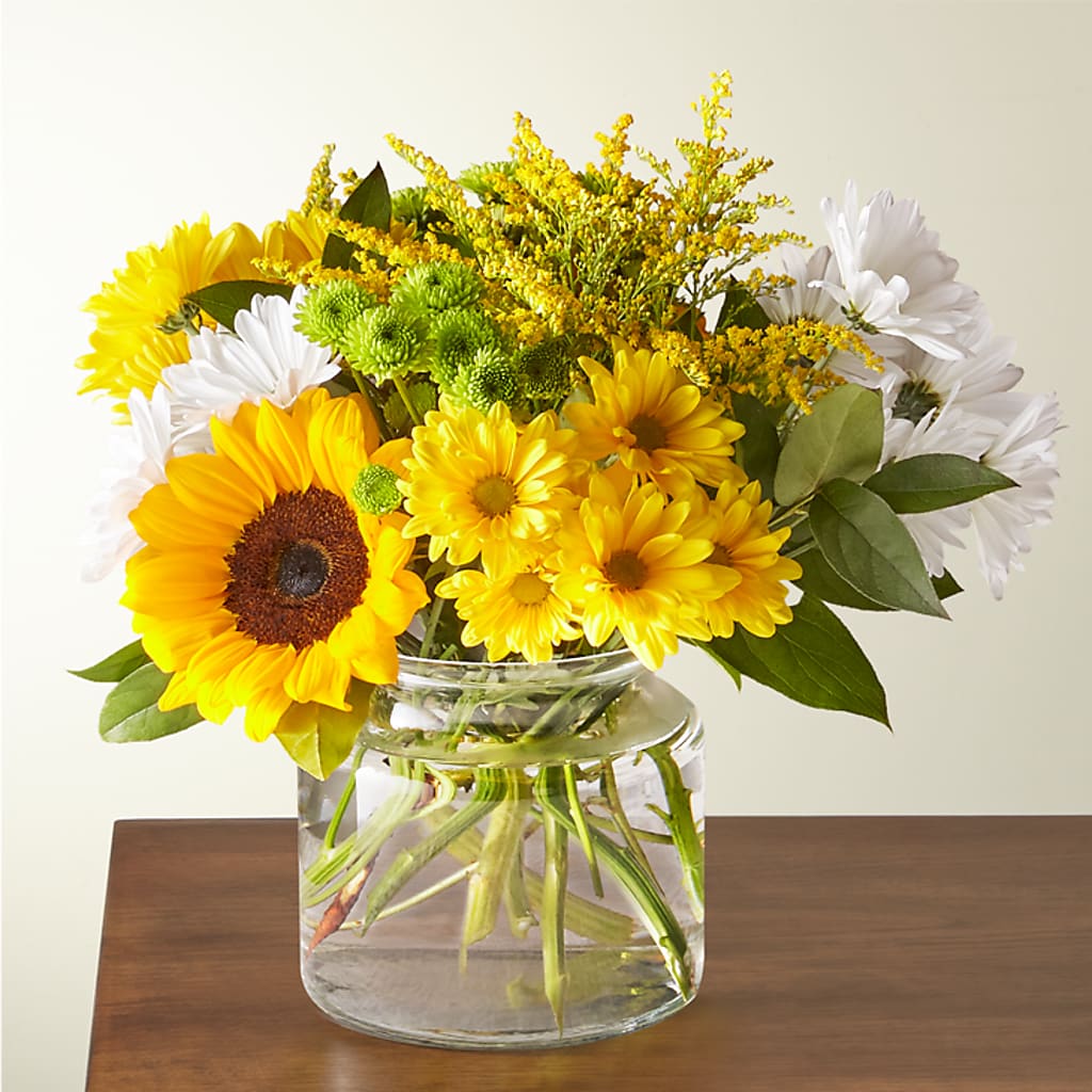 Hello Sunshine Bouquet – For Get Me Not Florist, Williamston NC