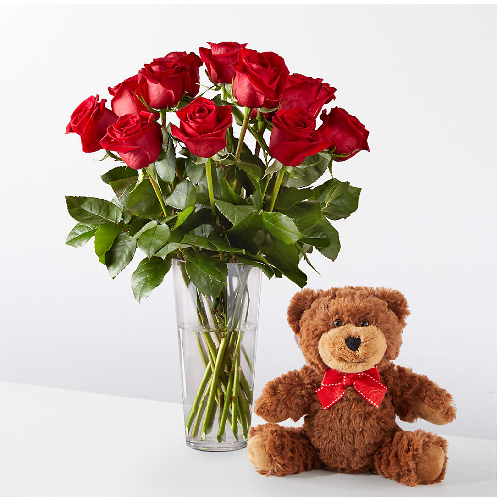 Romantic Long Stem Red Rose Bouquet Bundles – For Get Me Not Florist, Williamston NC