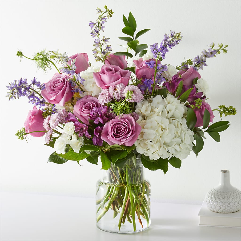 Violet Caress Bouquet – For Get Me Not Florist, Williamston NC