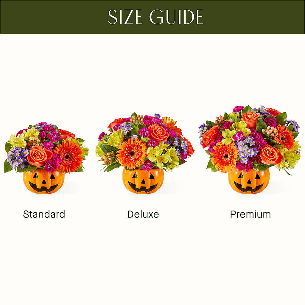Tricks & Treats Pumpkin – For Get Me Not Florist, Williamston NC