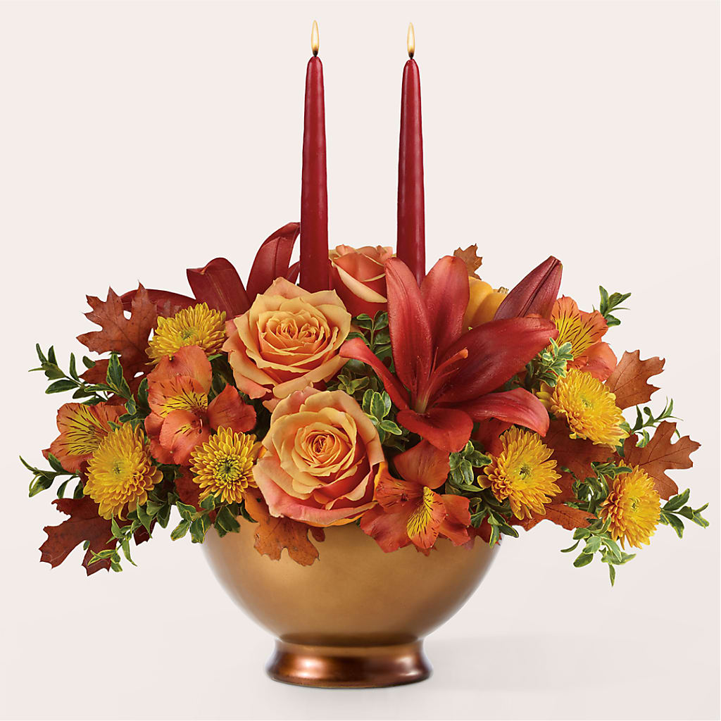 Harvest Table Centerpiece – For Get Me Not Florist, Williamston NC