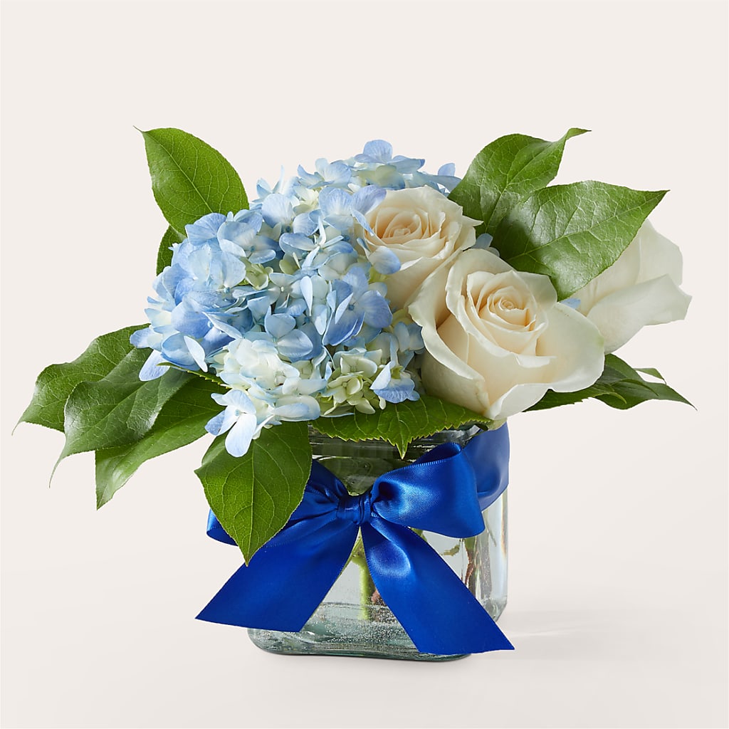 Sky Blue Delight Bouquet – For Get Me Not Florist, Williamston NC