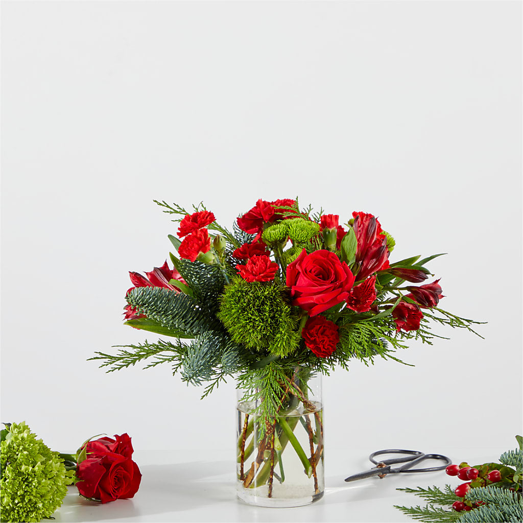 Merry Moment Bouquet – A Florist Original – For Get Me Not Florist, Williamston NC