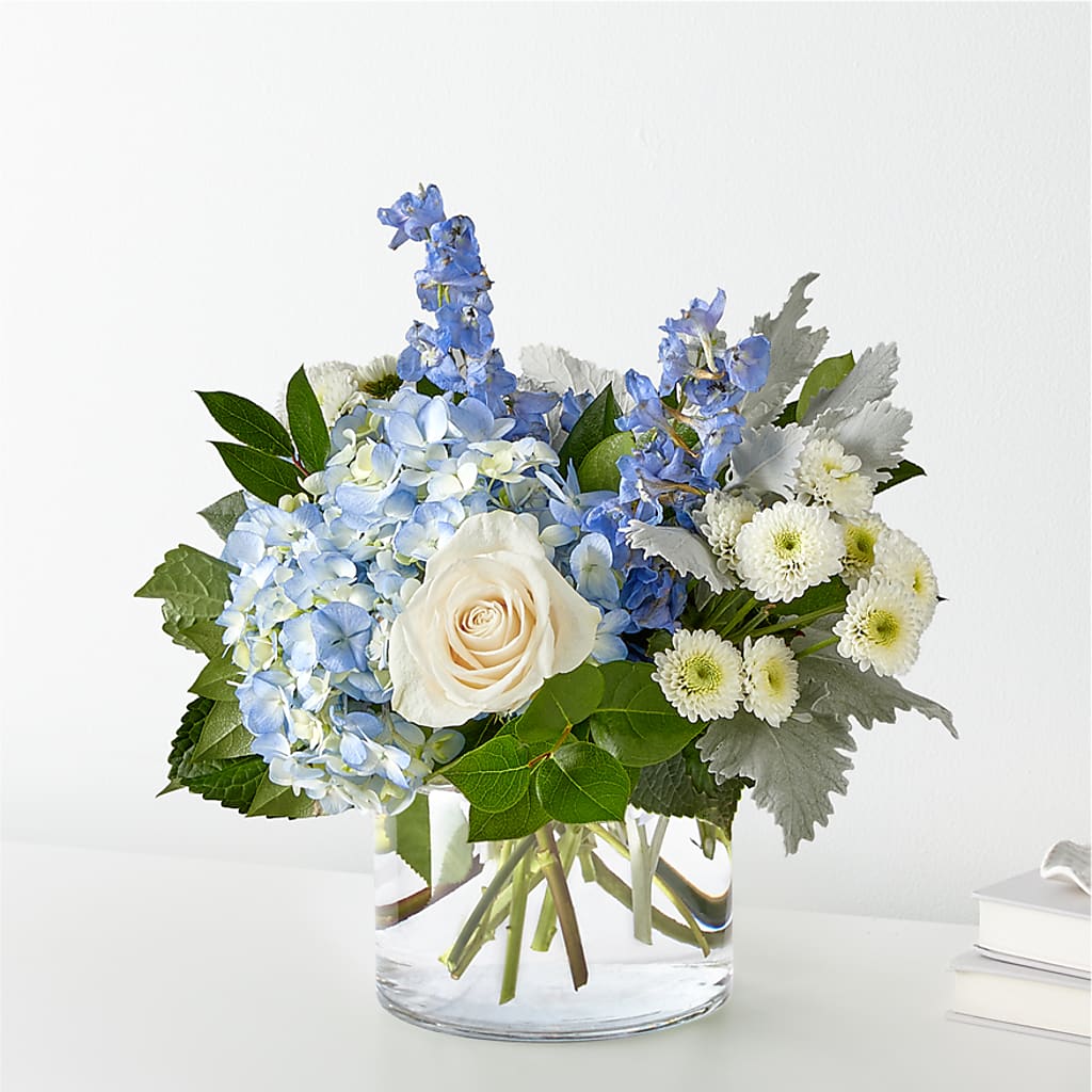 Clear Skies Bouquet – For Get Me Not Florist, Williamston NC