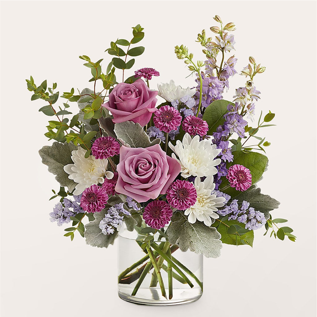 Violet Frost Bouquet – For Get Me Not Florist, Williamston NC