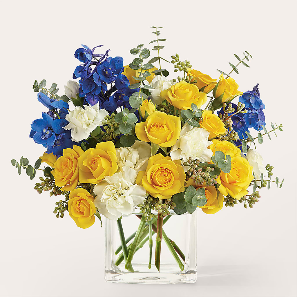 Sparkling Citrine Bouquet – For Get Me Not Florist, Williamston NC