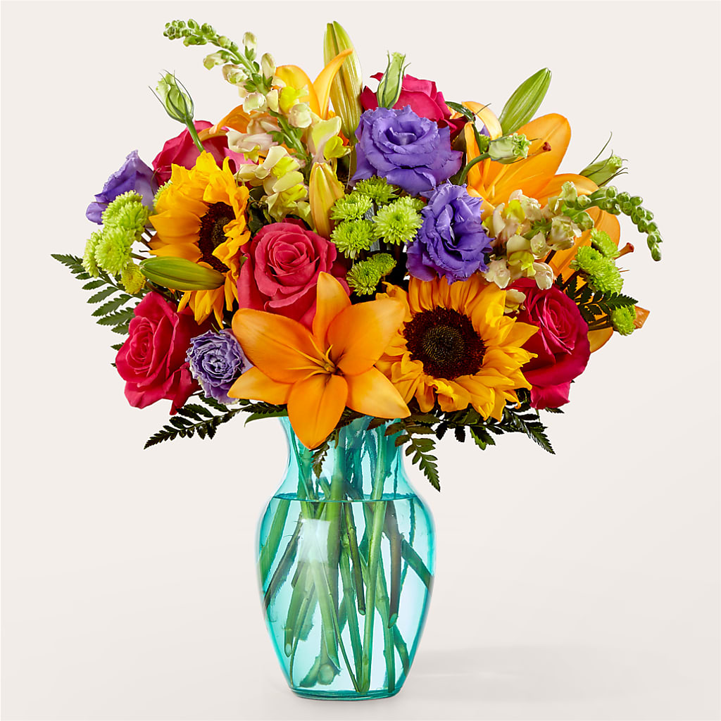 Double Rainbow Bouquet – For Get Me Not Florist, Williamston NC