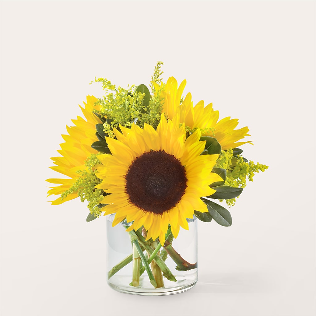 Beaming Sunflower Bouquet – For Get Me Not Florist, Williamston NC
