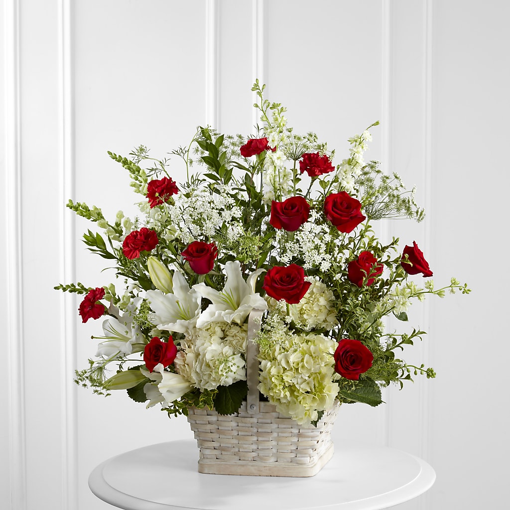 In Loving Memory Arrangement – For Get Me Not Florist, Williamston NC