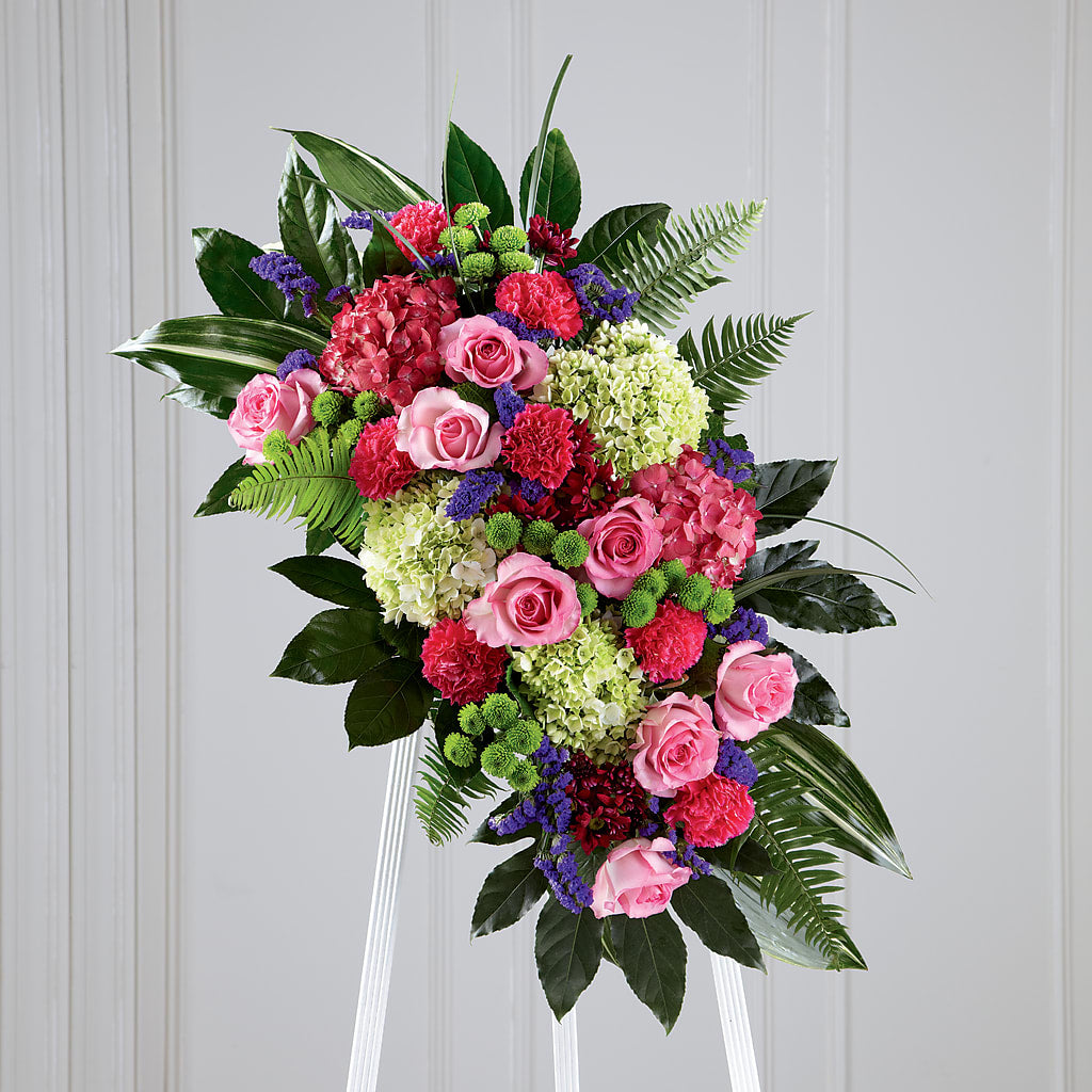 Refreshing Mix Standing Spray – For Get Me Not Florist, Williamston NC
