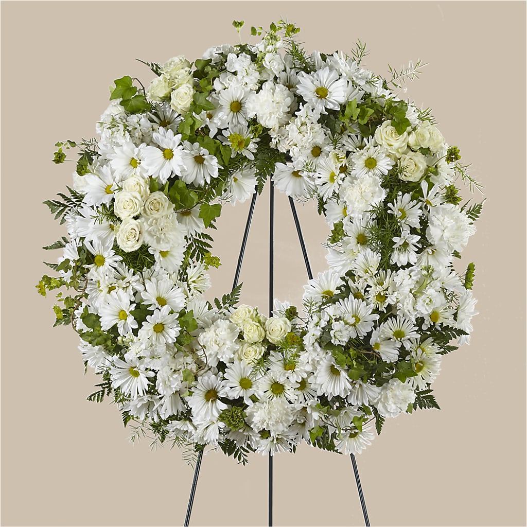 Faithful Wishes Wreath – For Get Me Not Florist, Williamston NC