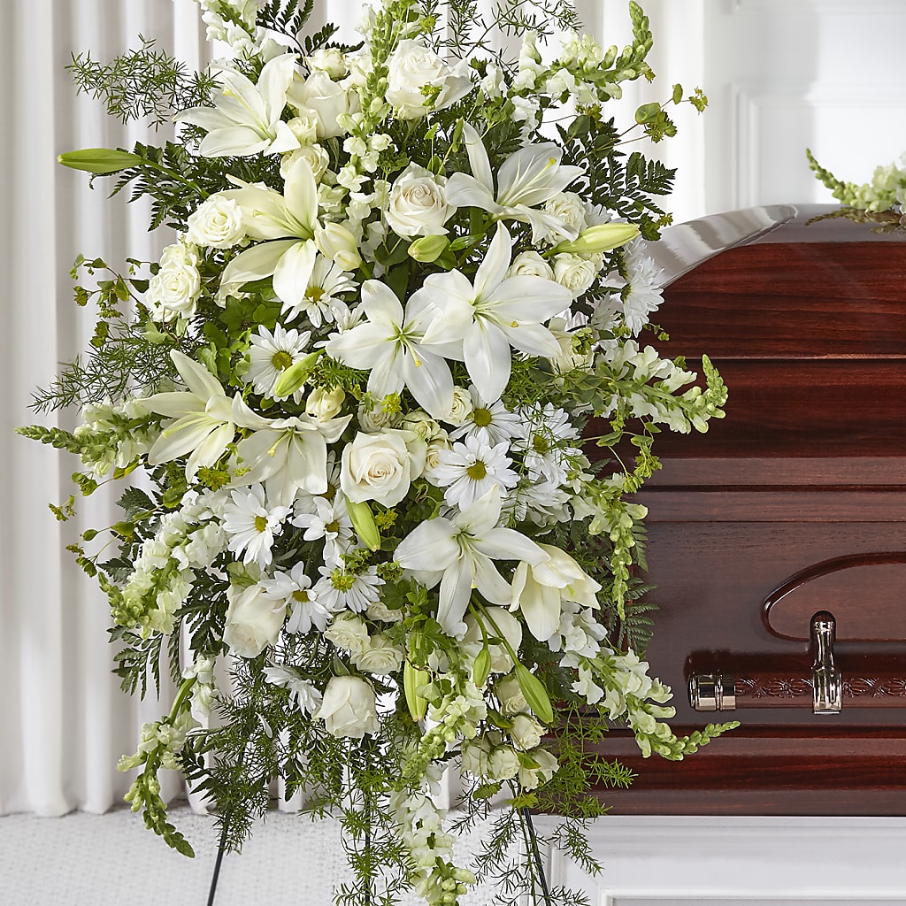 Loving Thoughts Standing Spray – For Get Me Not Florist, Williamston NC