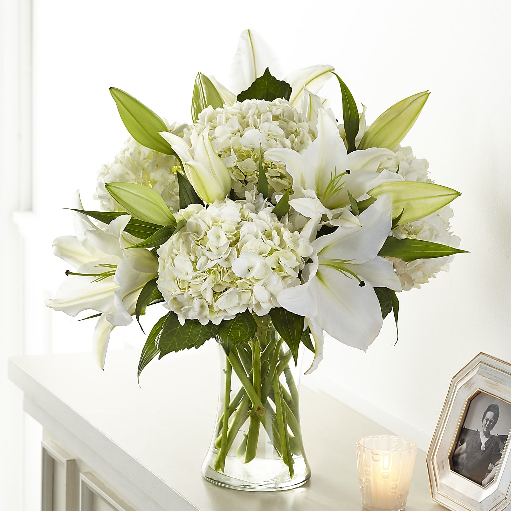 Compassionate Lily Bouquet – For Get Me Not Florist, Williamston NC