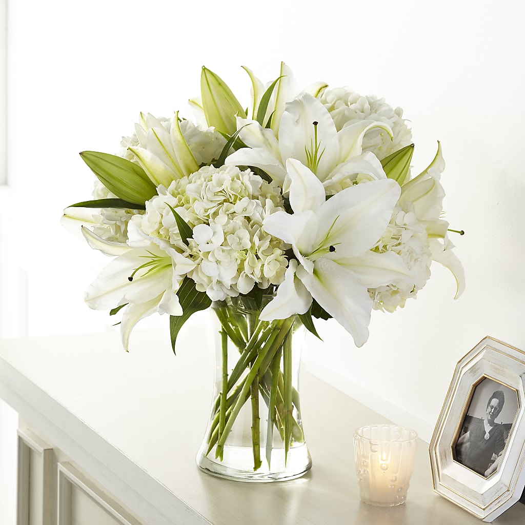 Compassionate Lily Bouquet – For Get Me Not Florist, Williamston NC