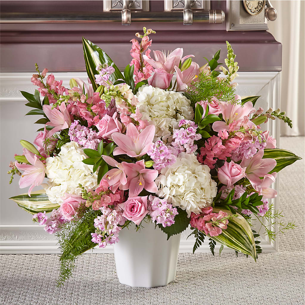 Simply Serene Floor Basket – For Get Me Not Florist, Williamston NC