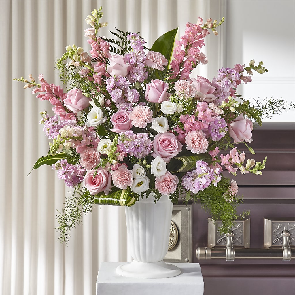 Divine Comfort Arrangement – For Get Me Not Florist, Williamston NC
