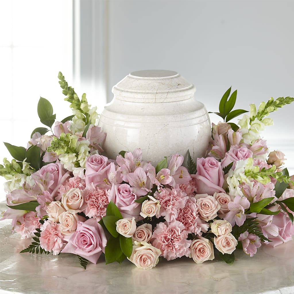 Blooms of Hope Cremation Adornment – For Get Me Not Florist, Williamston NC