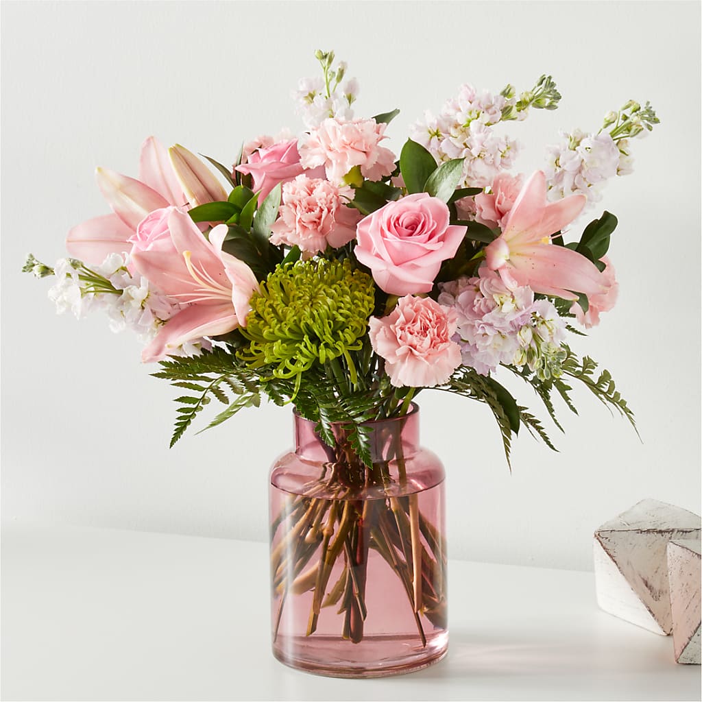Pretty in Pink Bouquet – For Get Me Not Florist, Williamston NC