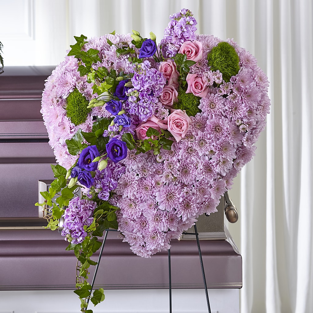 Treasured Love Standing Heart – For Get Me Not Florist, Williamston NC