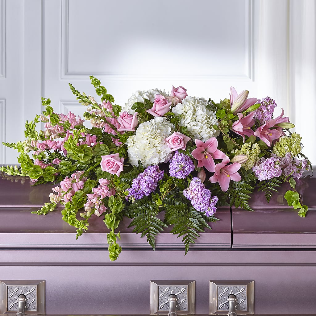 Life's Gratitude Casket Spray – For Get Me Not Florist, Williamston NC