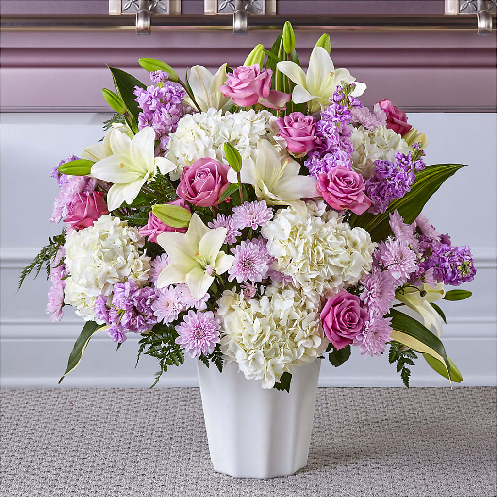 Heaven Sent Floor Basket – For Get Me Not Florist, Williamston NC