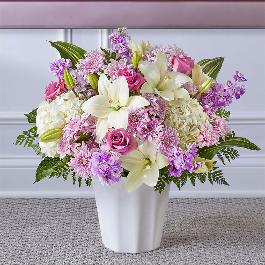 Heaven Sent Floor Basket – For Get Me Not Florist, Williamston NC