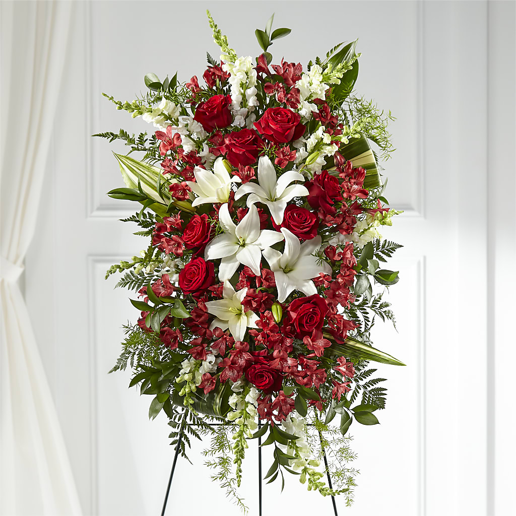 Everlasting Memory Standing Spray – For Get Me Not Florist, Williamston NC