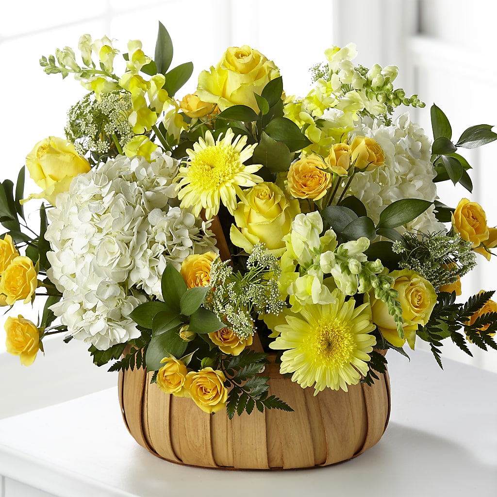 Rustic Remembrance Basket – For Get Me Not Florist, Williamston NC
