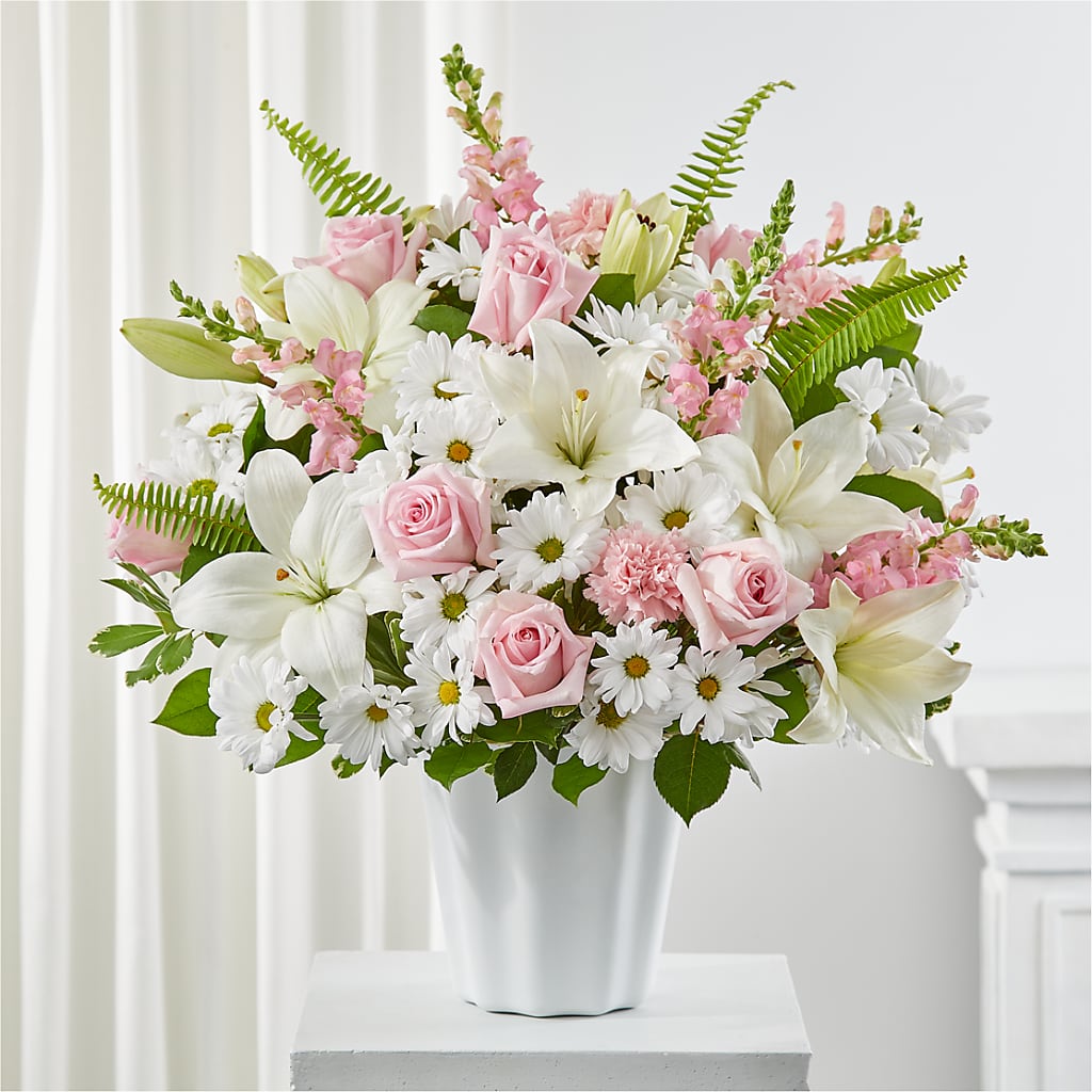 Soft Touch Tabletop Basket – For Get Me Not Florist, Williamston NC