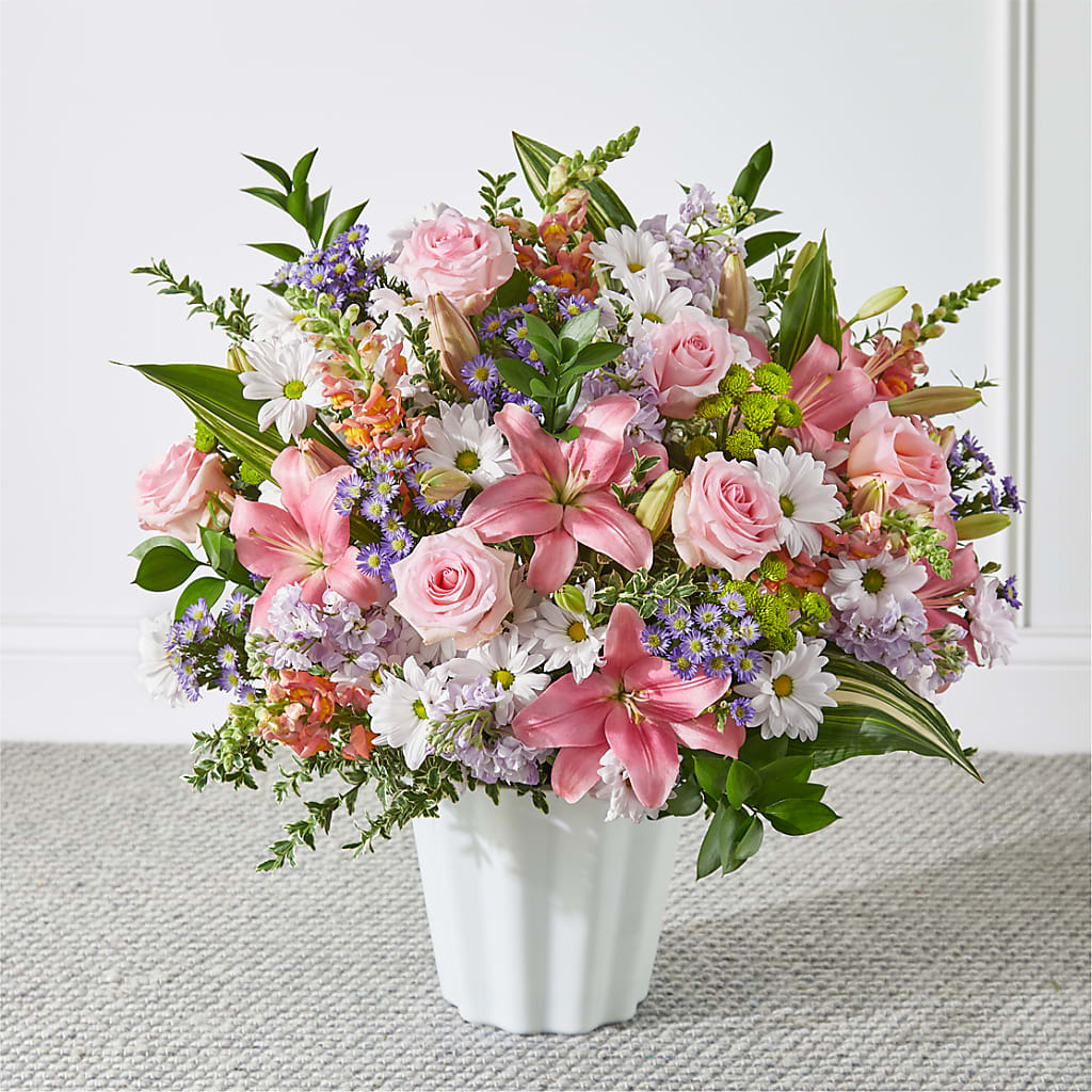 Abundant Compassion Floor Basket – For Get Me Not Florist, Williamston NC
