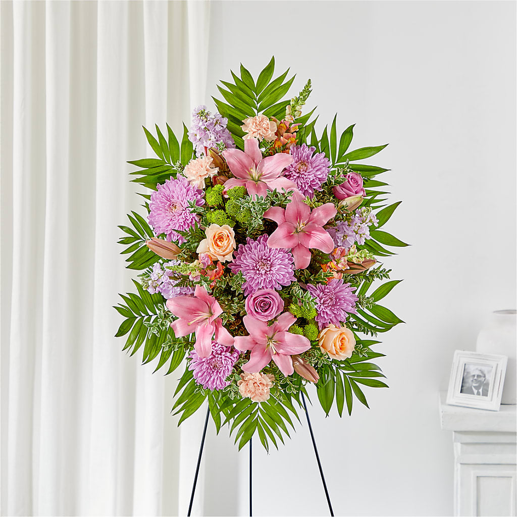 Love & Light Standing Spray – For Get Me Not Florist, Williamston NC