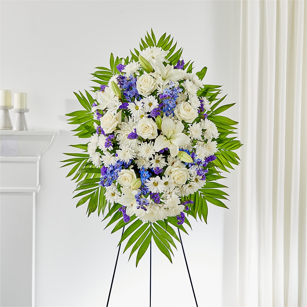 At Rest Standing Spray – For Get Me Not Florist, Williamston NC