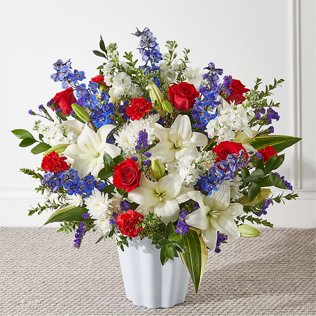 Consoled Floor Basket – For Get Me Not Florist, Williamston NC