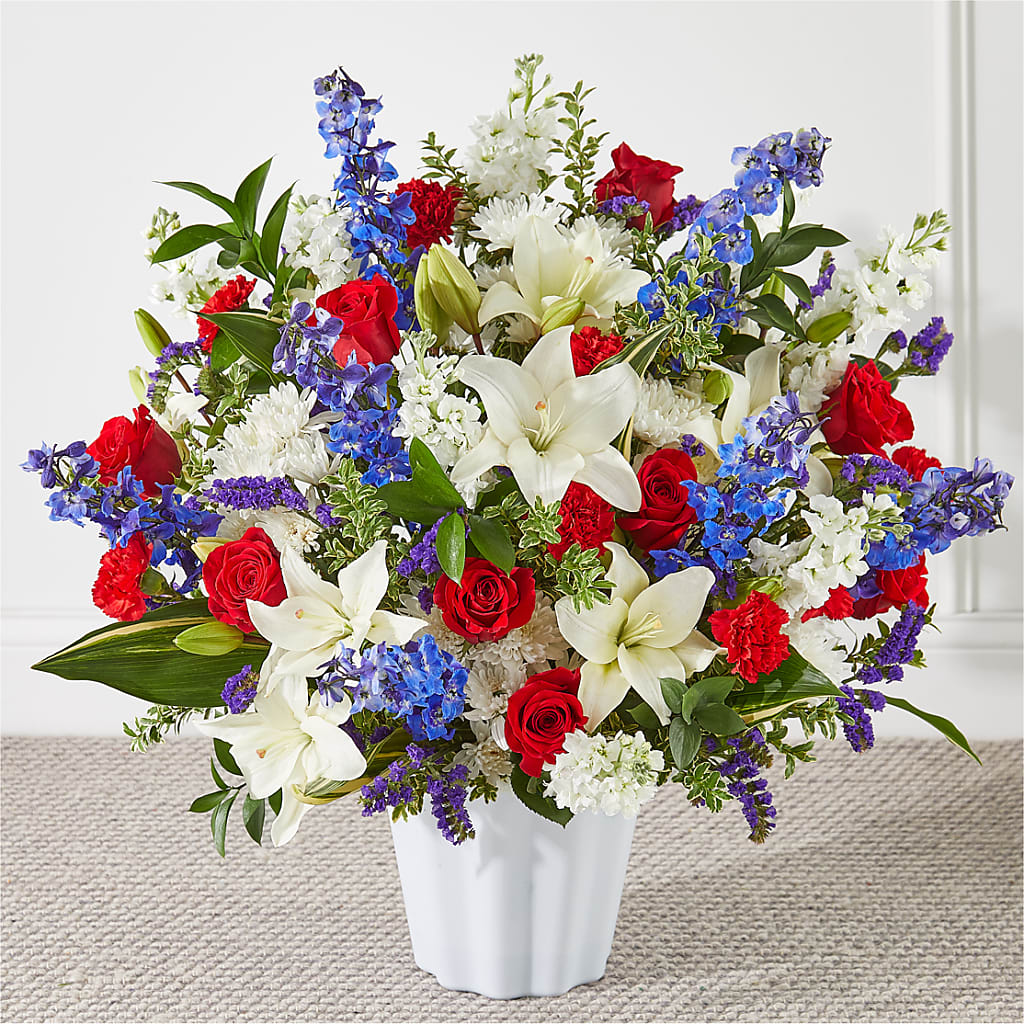 Consoled Floor Basket – For Get Me Not Florist, Williamston NC