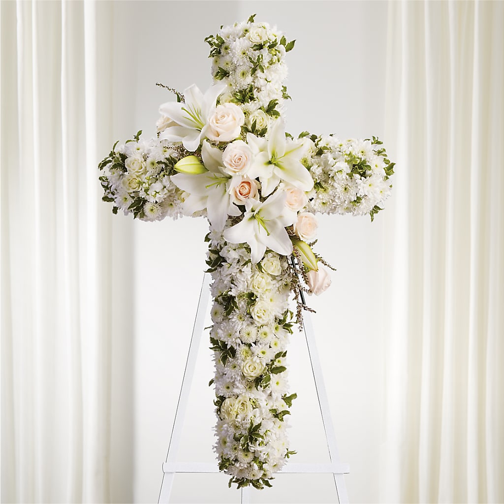 Spiritual Guidance Standing Spray – For Get Me Not Florist, Williamston NC