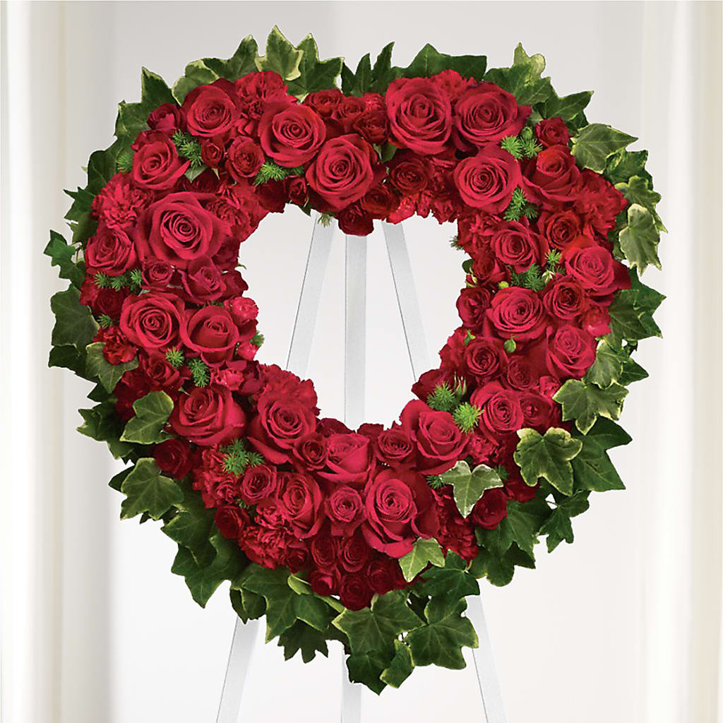 Wholehearted Standing Spray – For Get Me Not Florist, Williamston NC