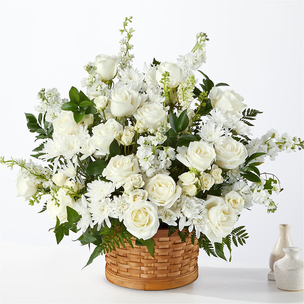 Heartfelt Condolences Arrangement – For Get Me Not Florist, Williamston NC