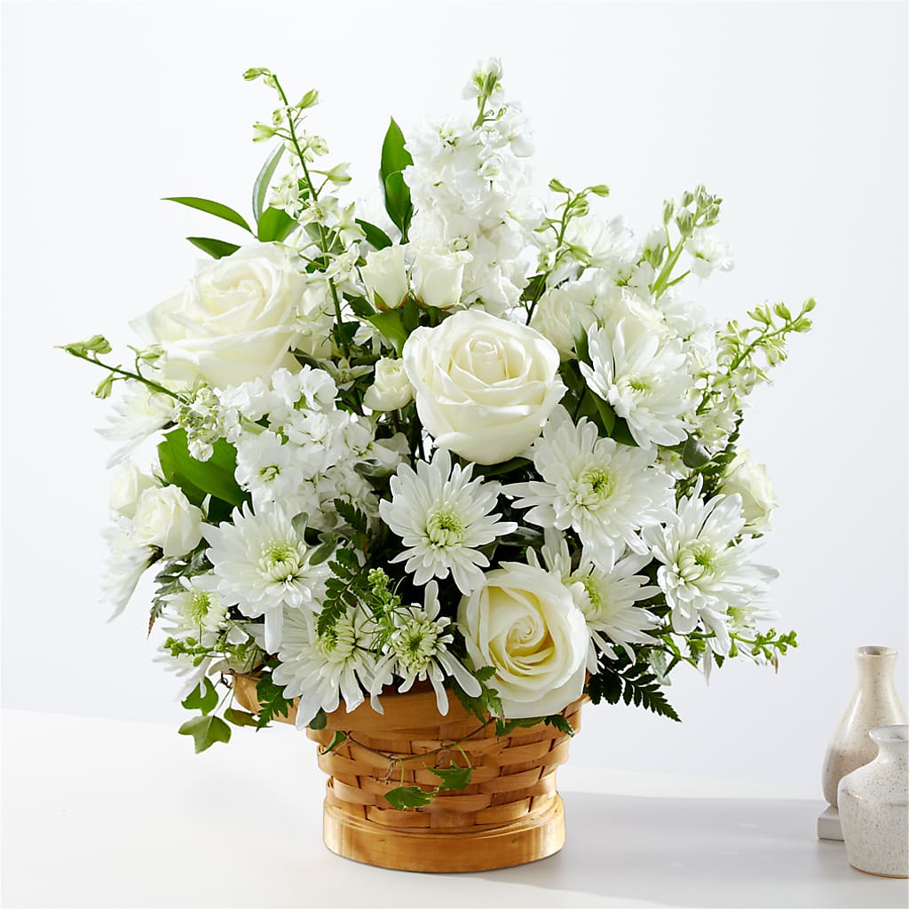 Heartfelt Condolences Arrangement – For Get Me Not Florist, Williamston NC